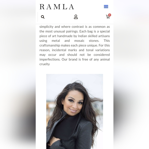 Ramla handmade pink, blue, red mosaic bag with detachable chain - Picture 17 of 17